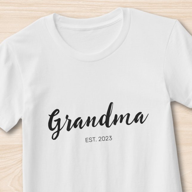 Camiseta Black Script Grandma Established  (Criador carregado)