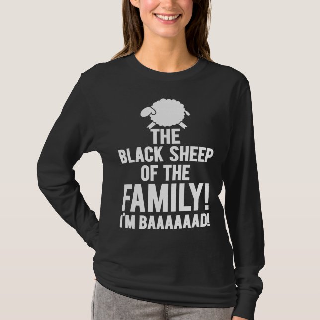 Camiseta Black Sheep Family I m Baaaaad Toy (Frente)