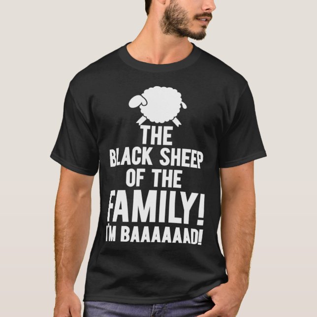 Camiseta Black Sheep Family I m Baaaaad Toy (Frente)