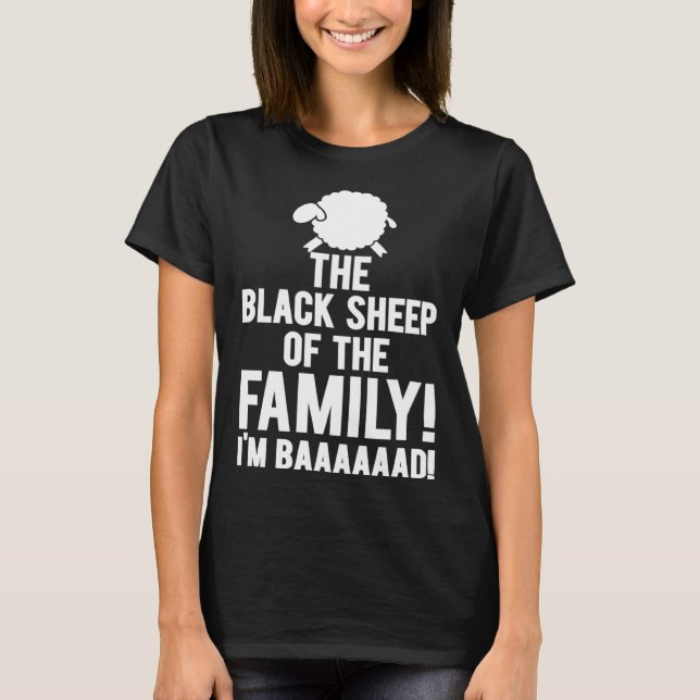 Camiseta Black Sheep Family I m Baaaaad Toy (Frente)