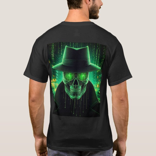 Camiseta black skull (Verso)