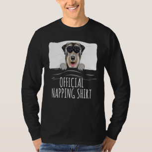 Camiseta Black Sleep Mask Irish Wolfhound Oficial