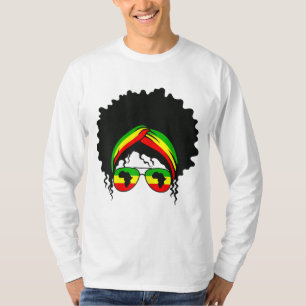 Camiseta Black Smart Afro Love Melanin American African Mãe