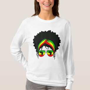 Camiseta Black Smart Afro Love Melanin American African Mãe