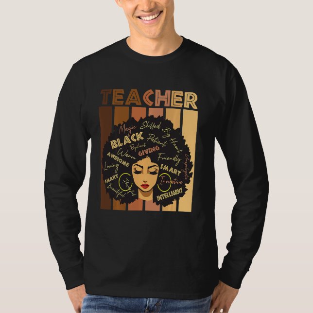 Camiseta Black Smart Professor Black History (História Negr (Frente)