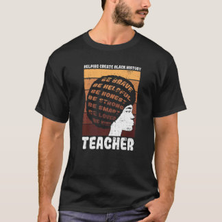 Camiseta Black Teacher Educator African American Black Hist