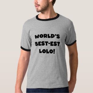 Camiseta Black Text Best Lolo T-shirts e presentes