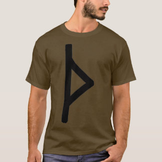 Camiseta Black Thurisaz Rune Paintbrush