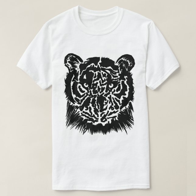 Camiseta Black Tiger T-Shirt (Frente do Design)