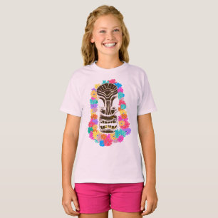 Camiseta Black Tiki Head Havaiano