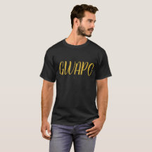 Black_Tshirt_ Gwapo_Dourado