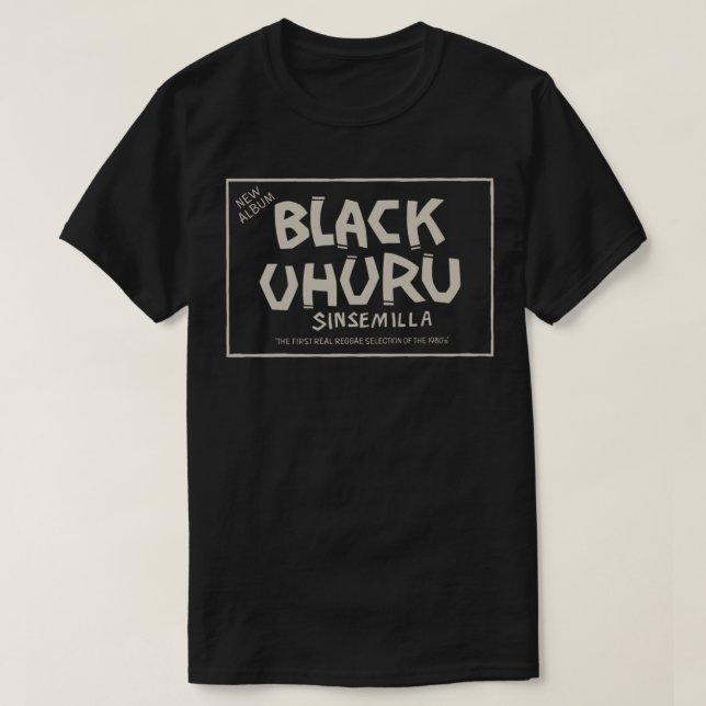 Camiseta Black Uhuru Sinsemilla T-Shirt (Frente do Design)
