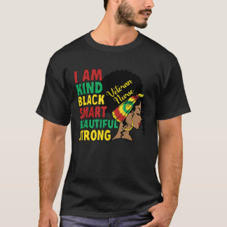 Camiseta Black Veteran Nurse African American Veteran Nursi