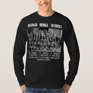 Camiseta Black Wall Street Greenwood Tulsa Oklahoma Black