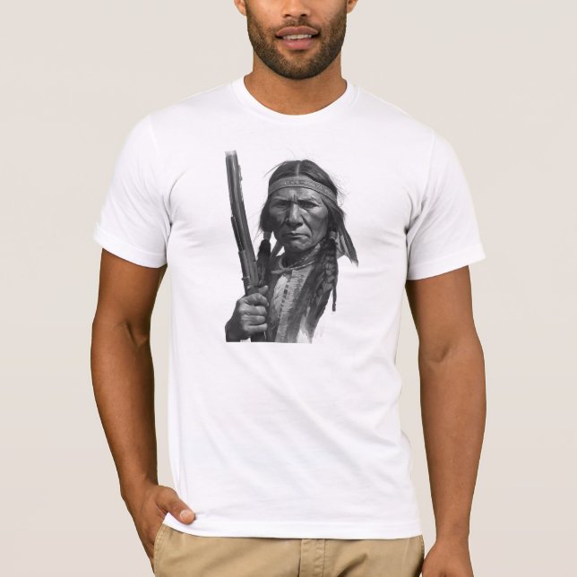 Camiseta Black & White Geronimo (Frente)