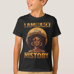 Camiseta Black Women I Am Black History Graphic
