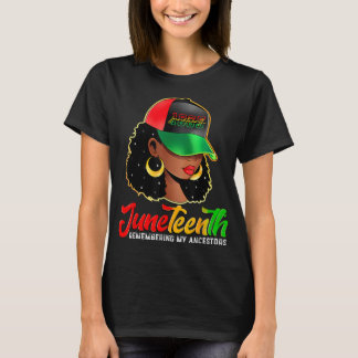 Camiseta Black Women Junetet Lembrando Meus Ancestrais