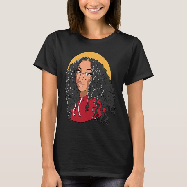 Camiseta Black Women Urban Girl Genius (Frente)