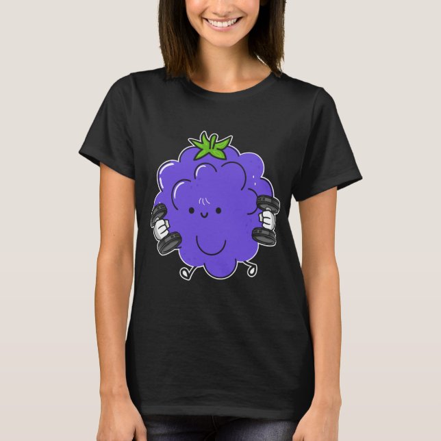 Camiseta Blackberry, Fruta de roupas, trabalho para o prédi (Frente)