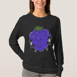 Camiseta Blackberry, Fruta de roupas, trabalho para o prédi