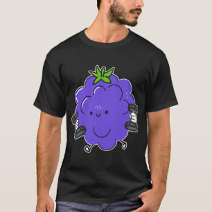 Camiseta Blackberry, Fruta de roupas, trabalho para o prédi