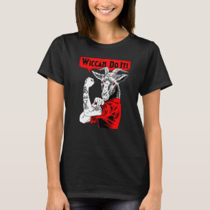 Camiseta Blackcraft Baphomet Wiccano Faça Isso Satanista Fe