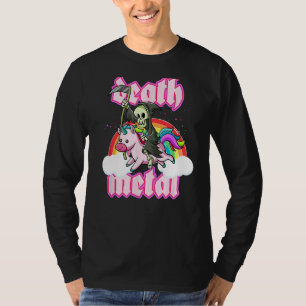 Camiseta Blackcraft Grim Reaper Dirige Unicorn Death Metal