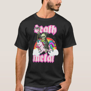 Camiseta Blackcraft Grim Reaper Dirige Unicorn Death Metal