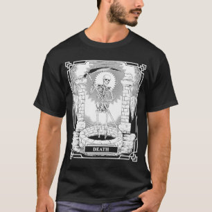 Camiseta Blackcraft Witchy Skeleton Death the Grim Reaper T