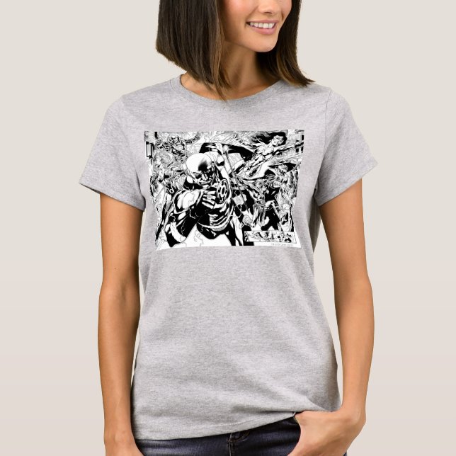 Camiseta Blackest Night Comic Panel (Frente)