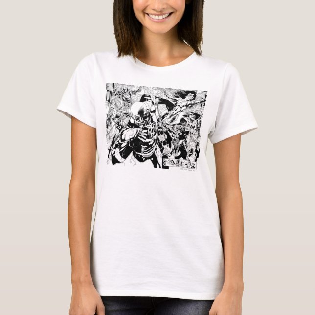Camiseta Blackest Night Comic Panel (Frente)