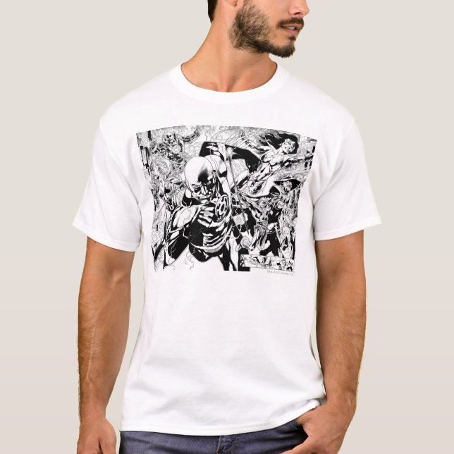 Camiseta Blackest Night Comic Panel (Frente)