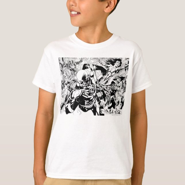 Camiseta Blackest Night Comic Panel (Frente)