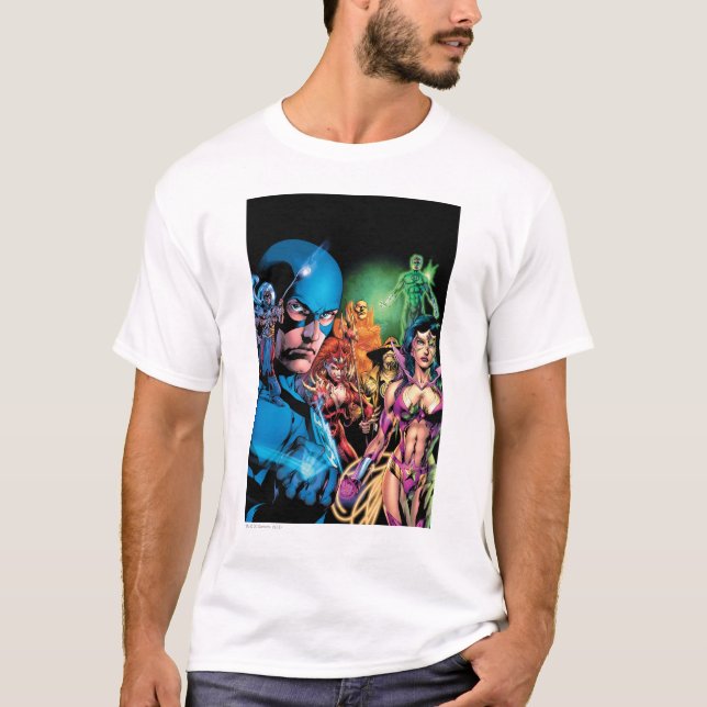 Camiseta Blackest Night Comic Panel 2 - Cor (Frente)