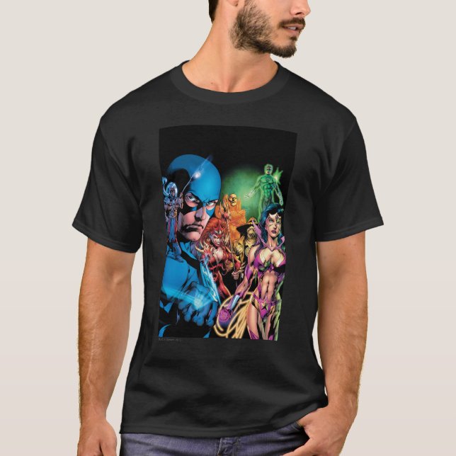 Camiseta Blackest Night Comic Panel 2 - Cor (Frente)