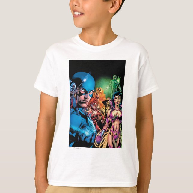 Camiseta Blackest Night Comic Panel 2 - Cor (Frente)