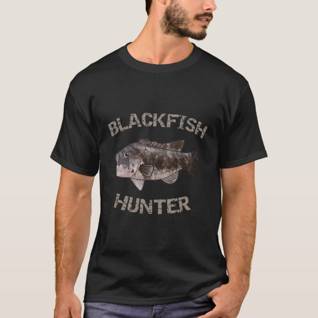 Camiseta Blackfish Hunter Blackfish Tautog (Frente)