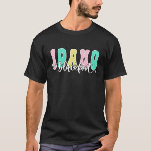 Camiseta Blackfoot Idaho Retro Souvenir