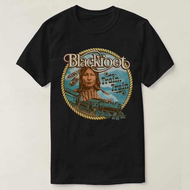 Camiseta Blackfoot Train Train 1 (Frente do Design)