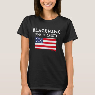 Camiseta Blackhawk South Dakota EUA Estado América Viagem S
