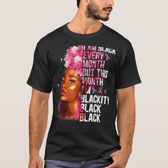 Camiseta Blackity Black Every Month Black History BHM Afric (Frente)