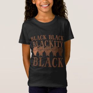 Camiseta Blackity Black History Month African BHM Melanin M