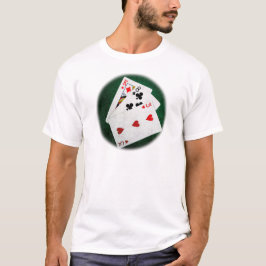 Camiseta Blackjack 21 pontos - King, Oito, Três