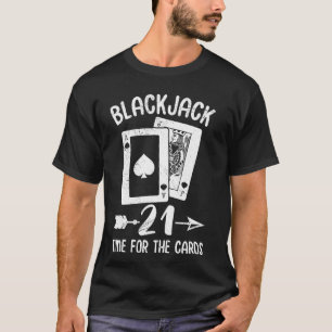 Camiseta BLACKJACK 21 VEZES PARA O Aniversário do Blackjack