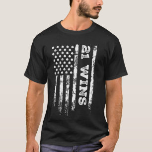 Camiseta Blackjack America 21 WINS Blackjack Casino EUA Car