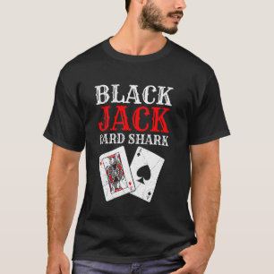 Camiseta BLACKJACK CARD SHARK Funny Blackjack Lover Gambler