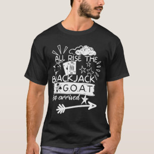 Camiseta Blackjack G O T All Rise Champ Jogo Casino B