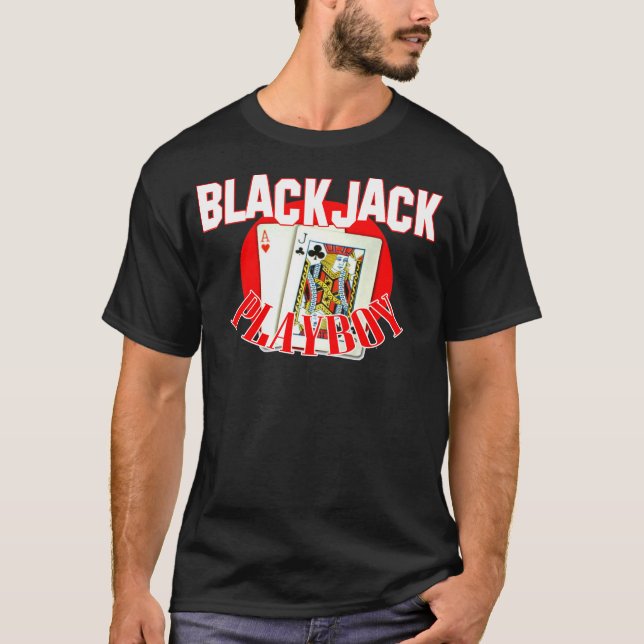 CAMISETA BLACKJACKPLAYBOY (Frente)