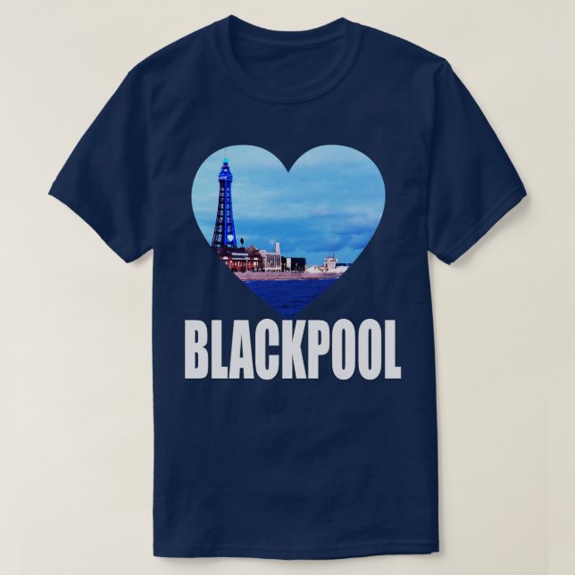 Camiseta Blackpool Tower England Gift (Frente do Design)