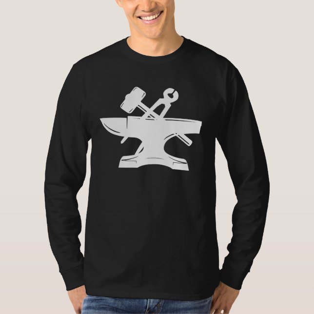 Camiseta Blacksmith anvil hoof blacksmiths workshop (Frente)